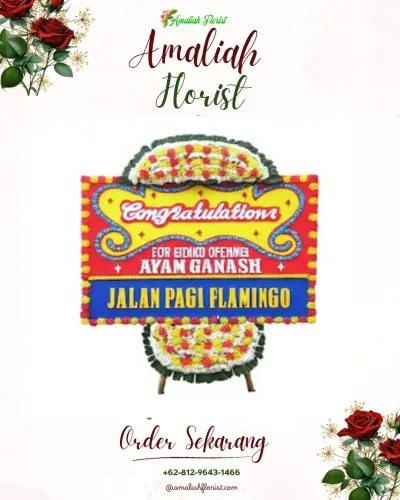 Bunga Papan Congratulation di Bades